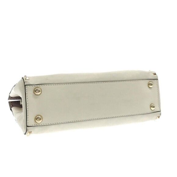 VALENTINOGARAVANI Cream Leather Tote Bag - Picture 4 of 12
